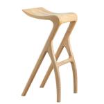 Customized high bar chair made of solid wood suitable for various bar or kitchen
