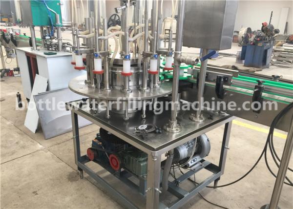 Canned Juice / Vodka / Milk Beverage Filling Machine For Small Beverage Canning