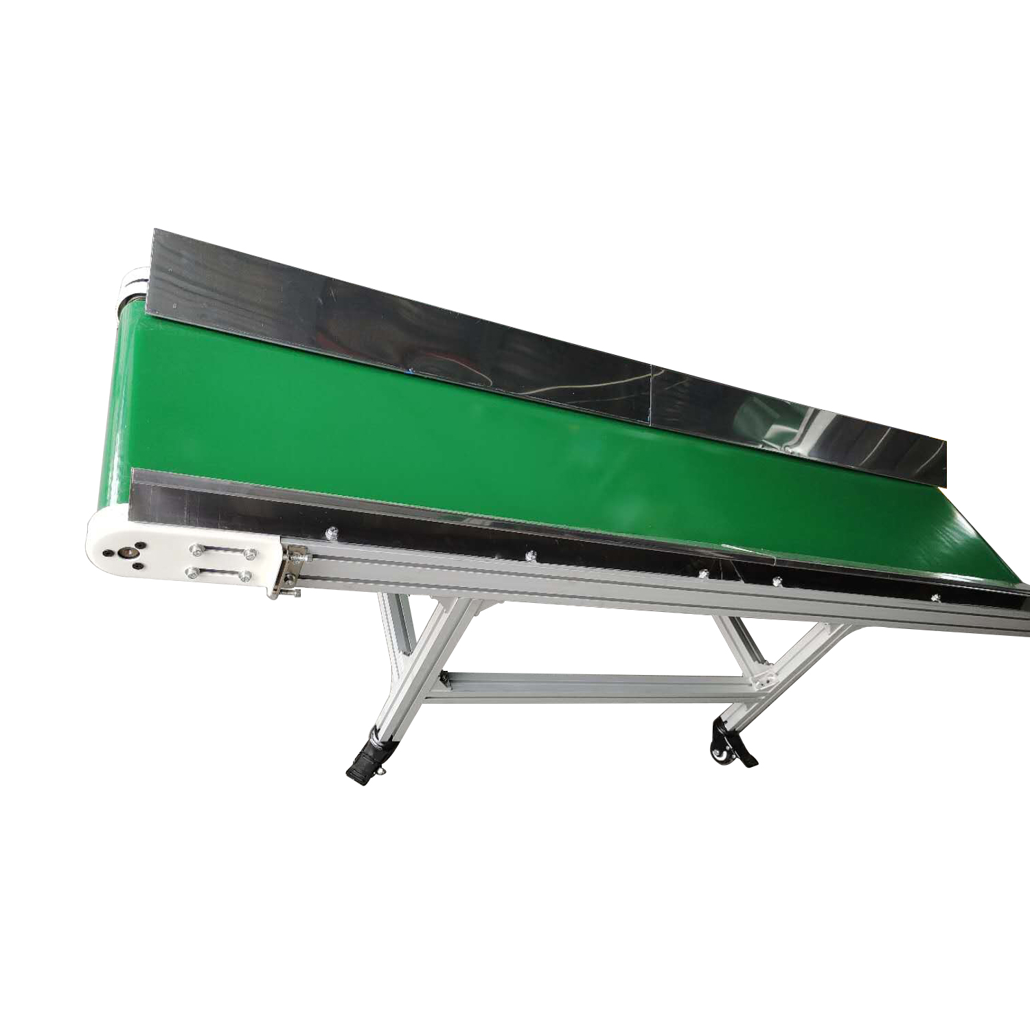 Customizable PVC Belt Conveyor 2.2 KW with Steel Alloy Frame