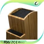 Acacia wood kitchen knife holder