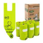 Biodegradable Tie Handle Dog Poop Bags Compostable Dog Waste Bags