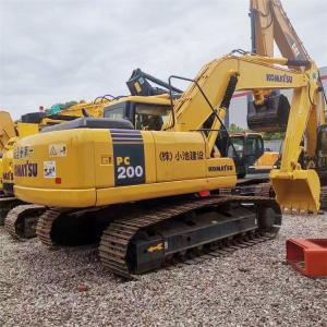China Japan Original Used Komatsu PC200-7 Excavator 20 Ton In Shanghai factory