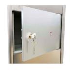 H125mm 10mm Stainless Steel Metal Safe Locker With External Hinge
