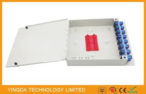 China Light Weight WAN Fiber Optic Termination Box With 16 SC Simplex ,16 LC Duplex Adapter factory