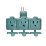 Wall Power Socket And Wall Tap One Input 3 Outlet Indoor/Outdoor Waterproof UL