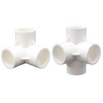 Water Supply PVC Drainage Pipe Fittings Quickly Connect Sewage Tube