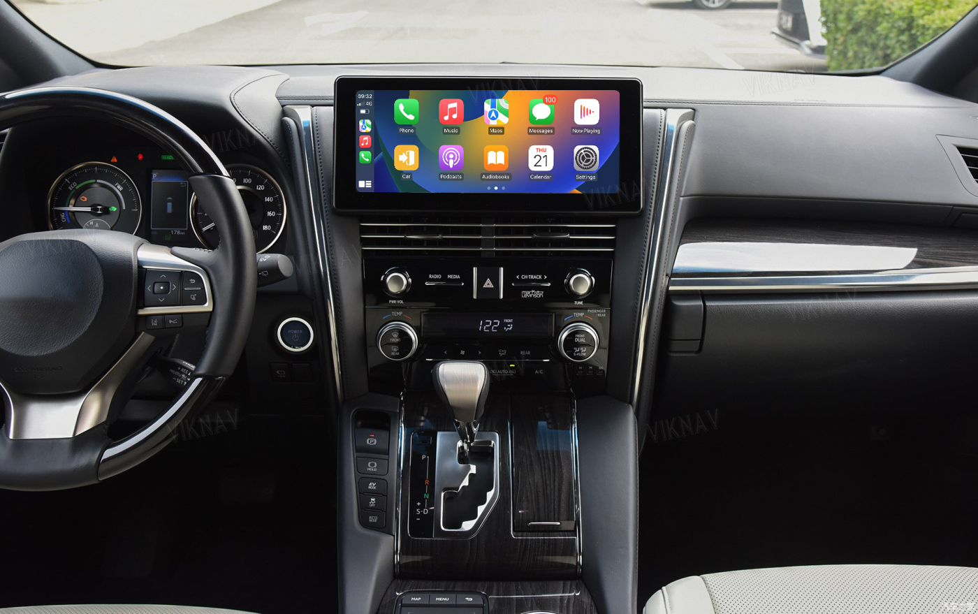 Viknav Linux System For Lexus LM 2020-2023 Wireless Apple CarPlay Android Auto display screen