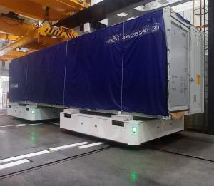 China Heavy Duty 40 Tons Remote Controlled Railway Electric Transfer Cart factory