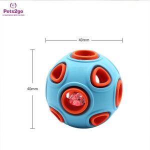 China Interactive rubber 80mm Indestructible Dog Ball Toys factory