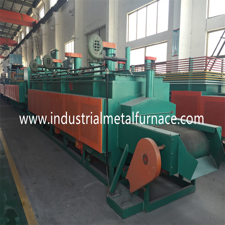 350kg/Hour Electrical Resistance Mesh Belt Furnace Heat Treatment For Self Tapping Screws