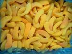 Sweet IQF Frozen Fruit , Freezing Peeled Yellow Peach Half / Dice / Slice