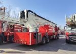 44m Working Height 320kw Aerial Hydraulic Platform Fire Truck with Work Cage
