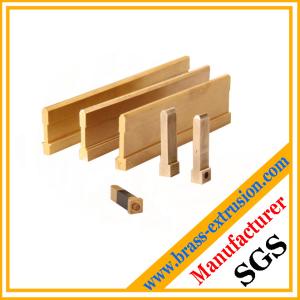China metal parts extrusion profile copper brass material factory
