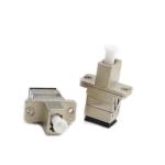 Metal Fiber Optic Adapter , SC Duplex Adapter For Telecommunication Networks
