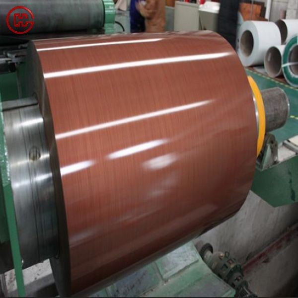 China wood color prepainted Steel Coil factory