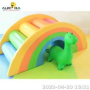 China Soft Play Playground Soft Climbing Rainbow Bridge Soft Play Area For Kids factory