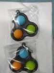 OEM Push Pop Finger Fidget Toy 8x7.6x1.5cm CE FCC ROHS certificate
