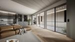 Glass Sliding Door Aluminium Frame Silver Patio Aluminum Alloy Doors