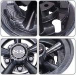 Strong Universal Golf Cart Wheel Covers 8 Inch Set of 4 330g Weight