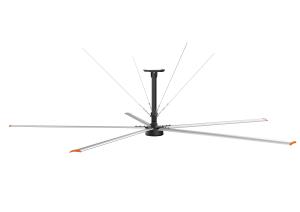 China IP65 Rating Dustproof 7.3M PMSM Fans Giant Industrial Ceiling Fan Low Maintenance factory