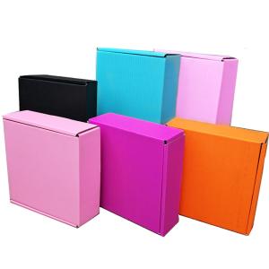 China OEM Design Colorful Empty Mini Corrugated Paper Box factory