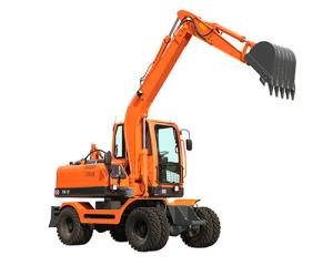 China Hydraulic Wheel Digger With Yuchai Supercharged Engine And Plunger Pump factory