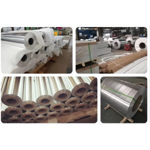 China Alloy 8011 H22 Temper Grade 0.08mm Thickness 200mm Width Aluminum Fin Stock For Air Conditioning Heat Exchanger Fin on sale