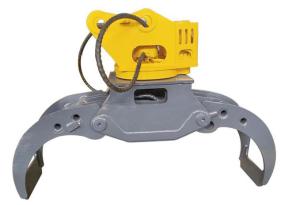 China Forestry Rotating Hydraulic Log Grapple For Excavator ZX60 PC40 CAT306 factory