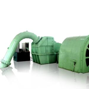 China Impeller Pelton Hydro Turbine Generator 100kw With Middle And High Water Head factory