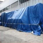 50-300gsm Blue Polyethylene Fabric PE Woven Tarpaulin for Outdoor Protection