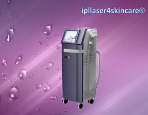 China Best quality Factory Price Vertical 808nm diode laser +RF system hair removal device salon beauty equipment factory