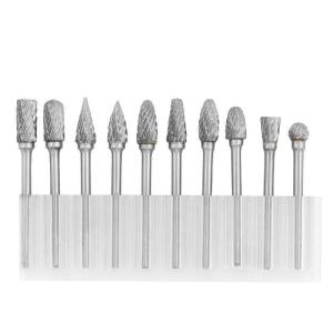 China Cutting Tooth File Chinese Double Cut Tungsten Carbide Rotary Burrs for Metal Working factory