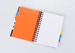 PP Plastic Hollow Out Spiral Bound Hardcover Journal Offset Paper Material With