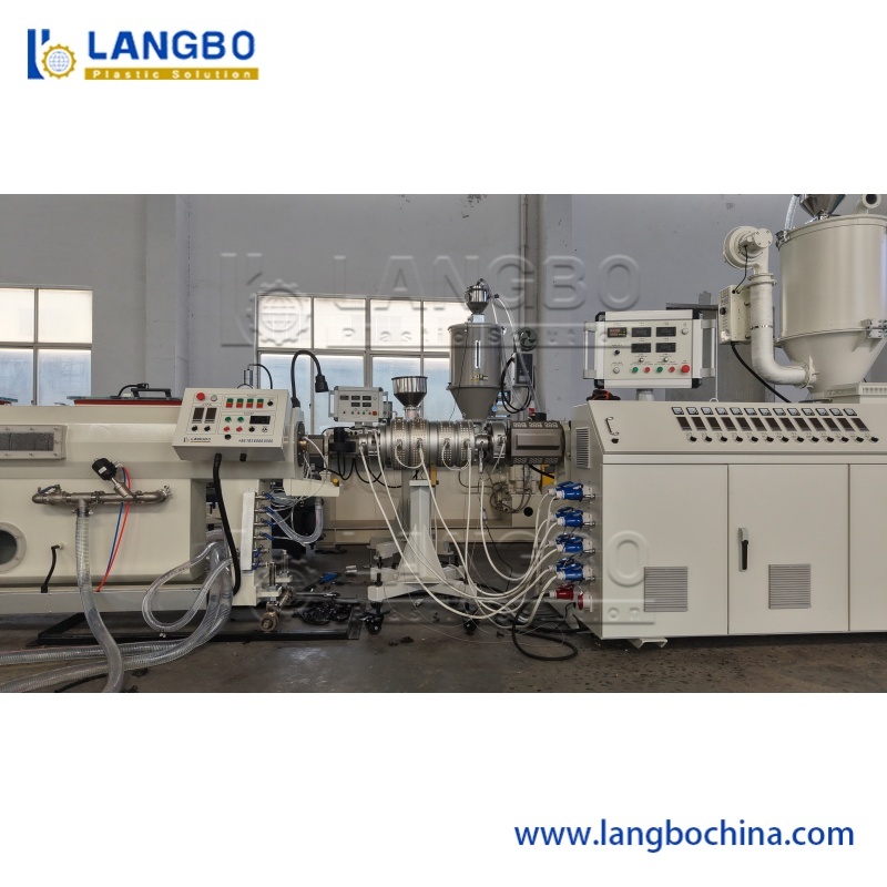 HDPE Pipe Production Line Single Screw Extrusion System Material Plasticization Control