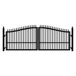 Unclimbable Steel Metal Fence Gates Powder Coating 0.8m 1.0m 1.2m