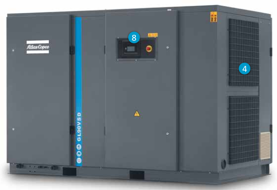 Smart Choice For Energy Atlas Copco Air Compressor GL 55-90 VSD