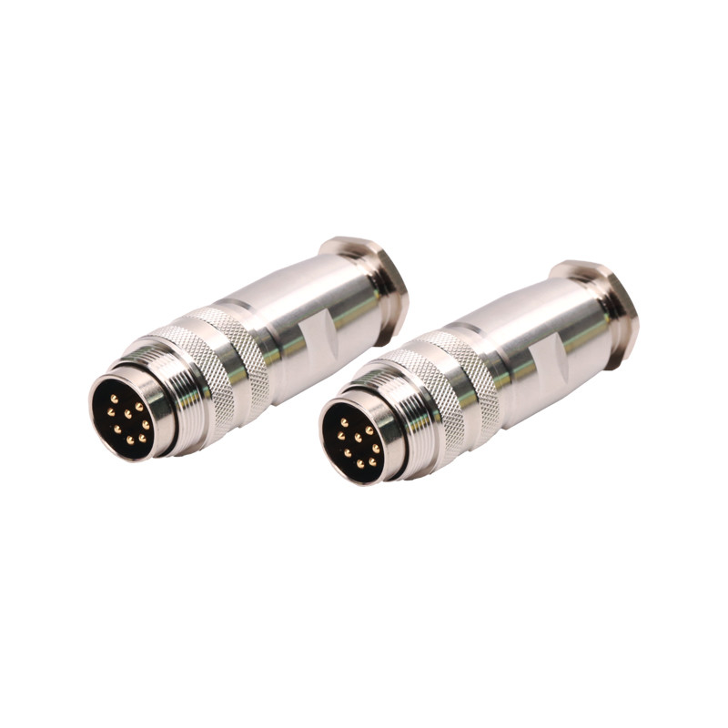 Automation PVC M16 Circular Connector Shielded Assembly Male Sensor Connector