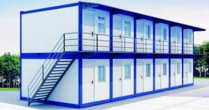 China Double Deck Custom Shipping Container Homes Flexible Assembly For School Dormitory factory
