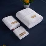 Logo Embroidery Hotel Towel Set 16 Yarn Spiral Towel Super Soft Anti Mite Star