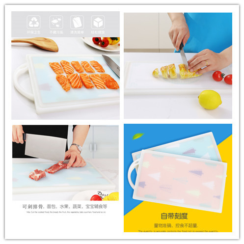 Coloured Two Side Cutting Fish Cooked Meat Chopping Board