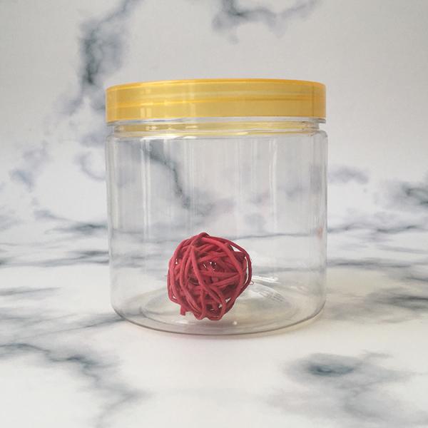 500ml 650ml 800ml plastic jars for food Multipurpose Use PET Plastic Transparent