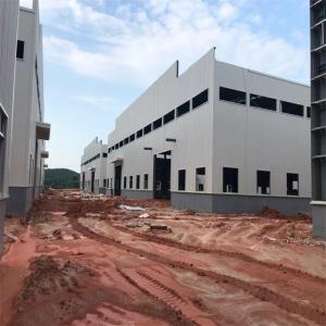 China Prefab Steel Structure with H Beam for Sustainable Residential Construction factory