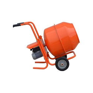 140L Mini Cement Mixer Two Wheels Cement Mixer Machine Fixing Structure