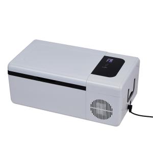 China Portable Mini Car Fridge 15L AC DC Electric Freezer Compressor for Truck and Camping factory