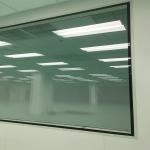 1.0mm Aluminum Frame Cleanroom Window Double Layer Hollow Glass
