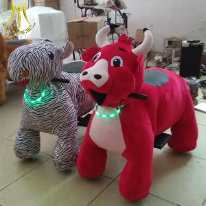 China Hansel shopping mall indoor rides electric animal scooters for kids factory