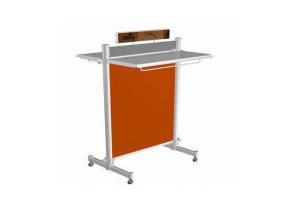 China Double Version Design Garment Display Stand Size 100CM Length factory