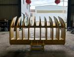 Q355B Excavator Rake Bucket For Land Clearing Hitachi 200 Cat 320 Komatsu 210