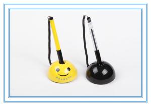 China plastic counter pen,desk pen, bank counter ball pen factory