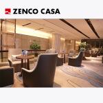 Light Luxury Style Single Fabric Sofa With Solid Wood Coffee Table